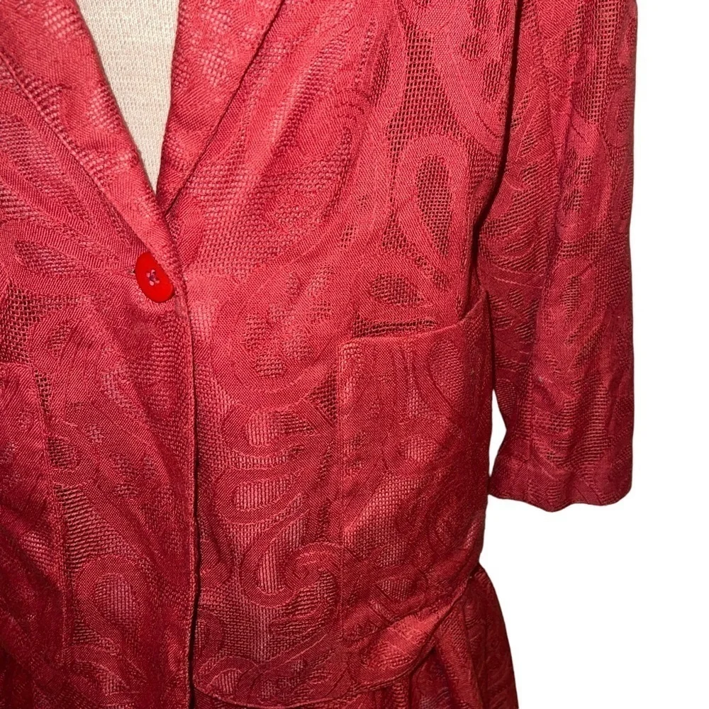 Christian Dior Vintage Woman Skirt and Jacket Set Size 10